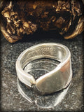 1941 “Gardenia” Vintage Silver-Plated Spoon Ring