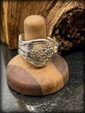 1951 “Inspiration Magnolia” Vintage Silver-Plated Spoon Ring