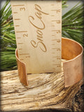 Mom & ONE Cub Daylight Mountain Scene Copper Bracelet