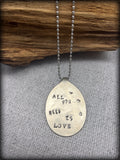 All You Need Is Love Spoon Necklace