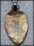 Western Heat Treated Stainless Steel Spoon Necklace
