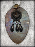 Western Heat Treated Stainless Steel Spoon Necklace