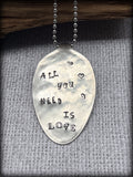 “All You Need Is Love” Vintage Spoon Necklace