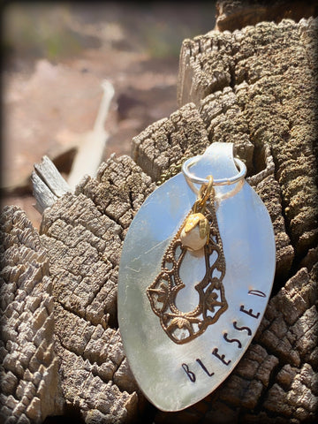 “Blessed” Spoon Necklace