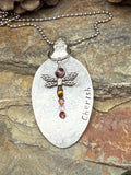 Dragonfly “Cherish” Spoon Necklace