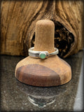 Chrysoprase Sterling Silver Fork Tine Ring