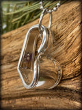 Amethyst Heart Vintage Spoon Necklace