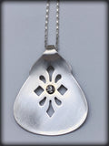 Vintage Silver-Plated Silverware Necklace