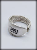 Montana Mountain 1941 Gardenia Spoon Ring Size 8 3/4
