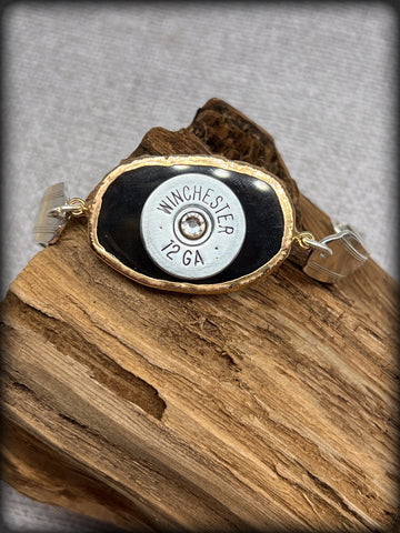 Winchester 12 GA Shotgun Shell Spoon Handle Bracelet