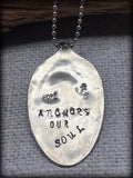 Hope Anchors Our Soul Spoon Head Necklace