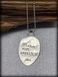 “She will move mountains” Spoon Necklace