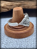 Sterling Silver Thailand Spoon Ring Size 10 3/4