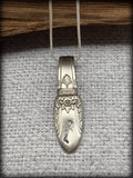 "Grateful" Spoon Handle Necklace