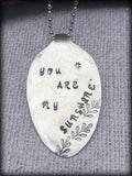 “You are My Sunshine” Vintage Spoon Necklace