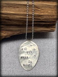 “All You Need Is Love” Vintage Spoon Necklace