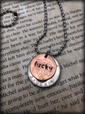 Lucky 24in coin necklace