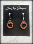 Large Copper Washer Earrings