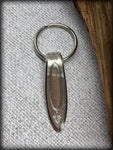 Decorated Oval Spoon Handle Keychain